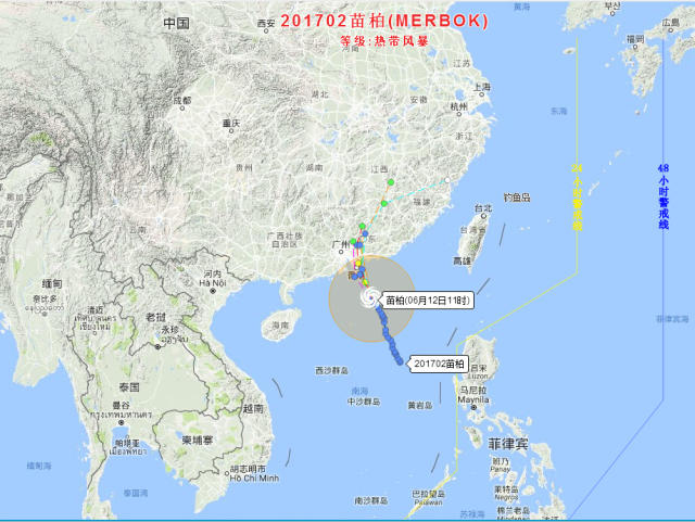 最新台风苗柏实时路径预测及最新动态全解析